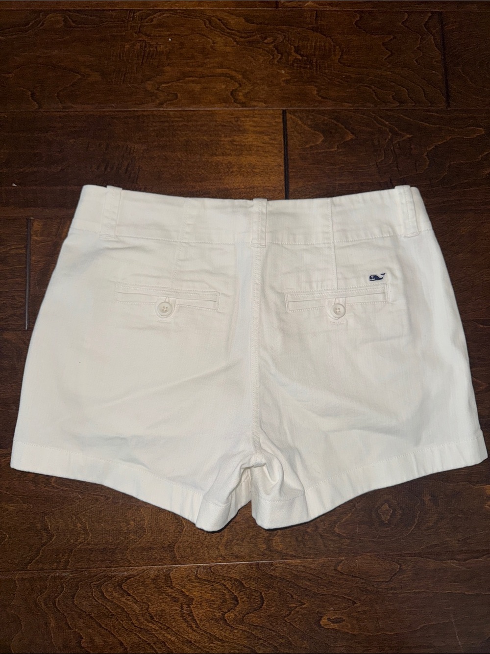Vineyard Vines White Women's Cotton Chino Bermuda Shorts